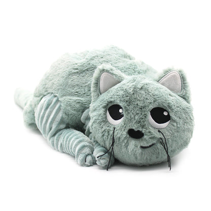 Peluche chat Miaou maman et son bébé vert menthe – Les Ptipotos – vue 5