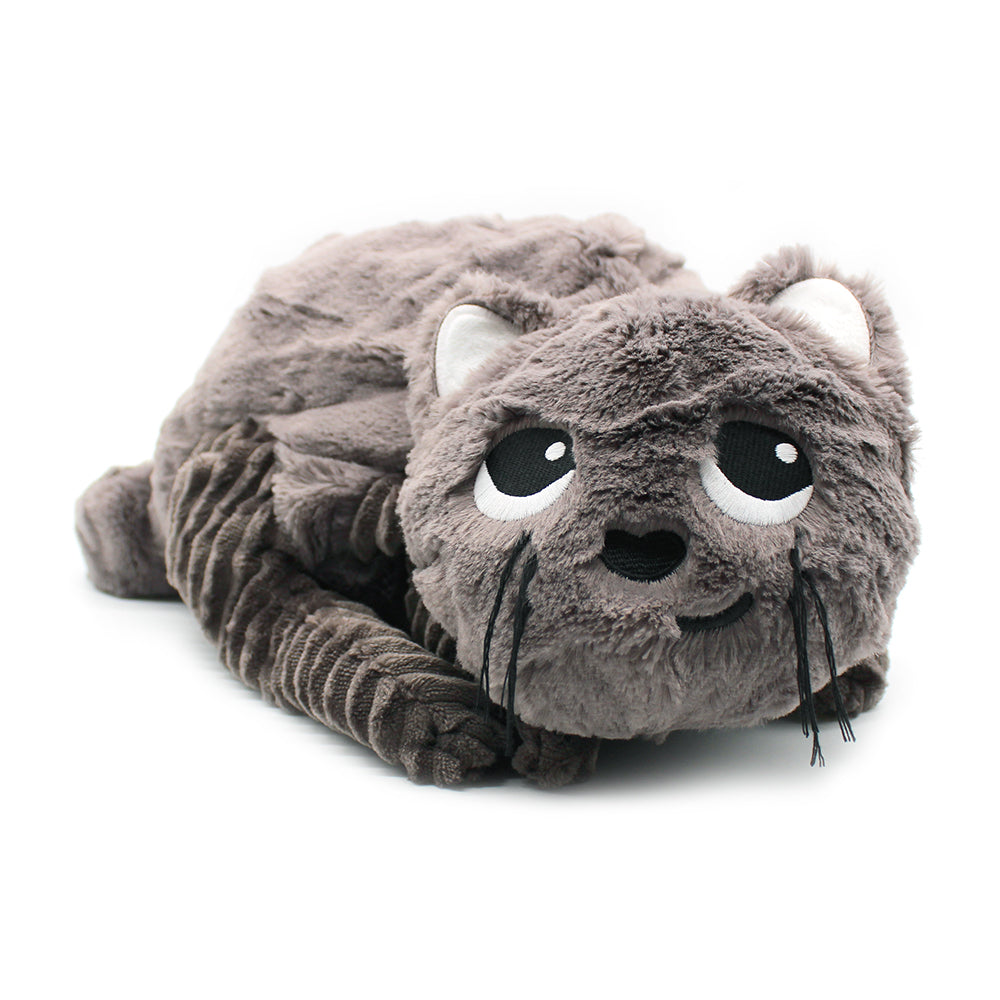 Peluche chat Miaou maman et son bébé gris – Les Ptipotos