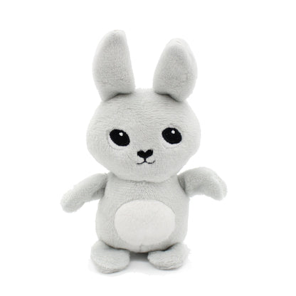 Peluche lapin Toudou maman et son bébé gris clair – Les Ptipotos – vue 7