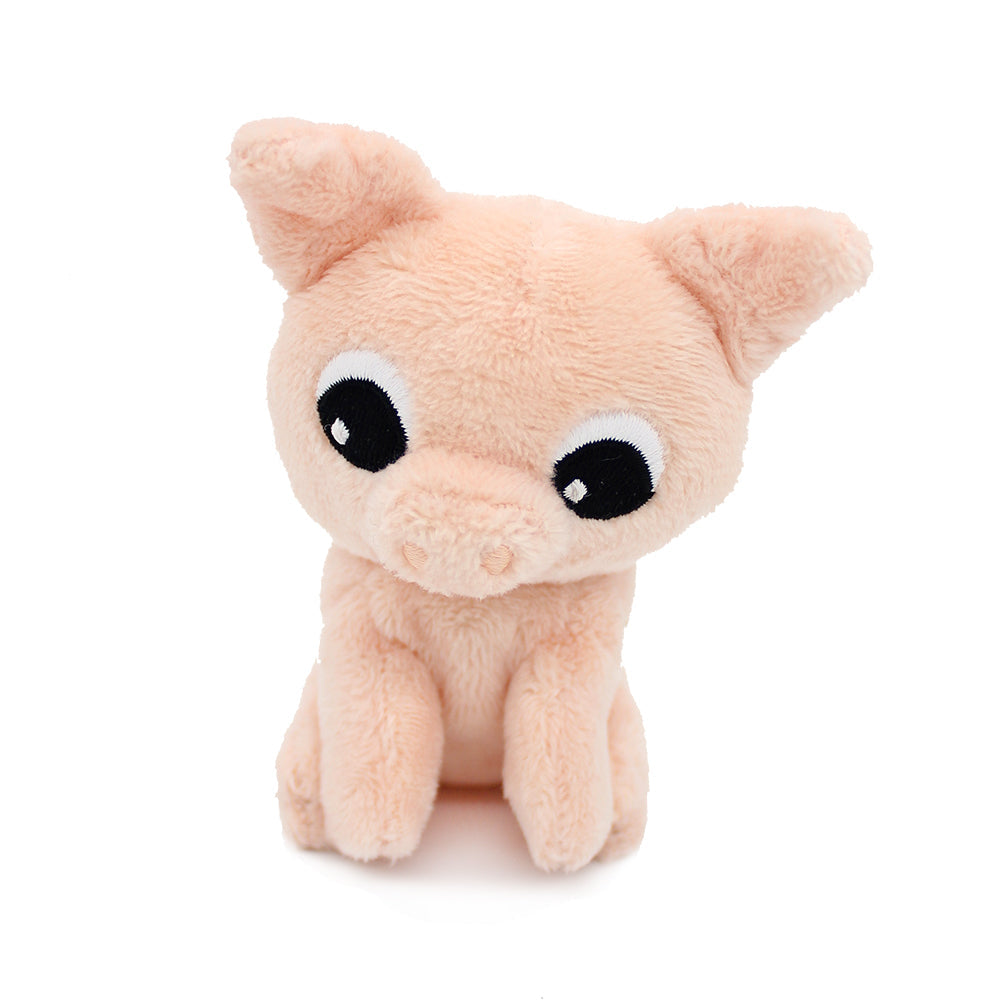 Peluche cochon Barbekiou maman et son bébé rose – Les Ptipotos – vue 9
