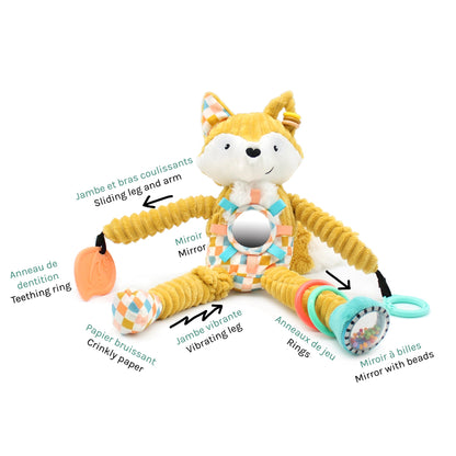 Peluche d'activités nomade Cyranos le renard – vue 6