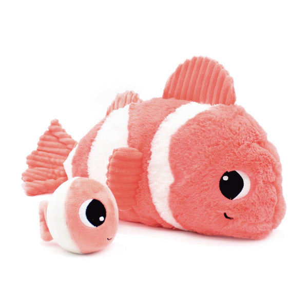 Peluche poisson-clown Bigou maman et son bébé corail – Les Ptipotos