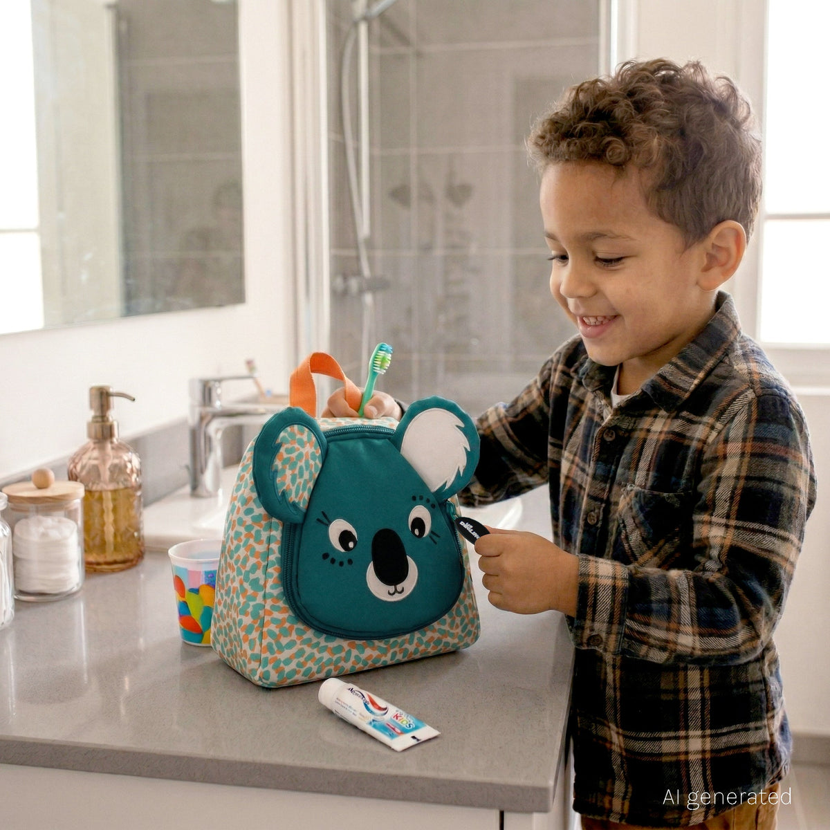 Trousse de toilette enfant Berlingos le koala