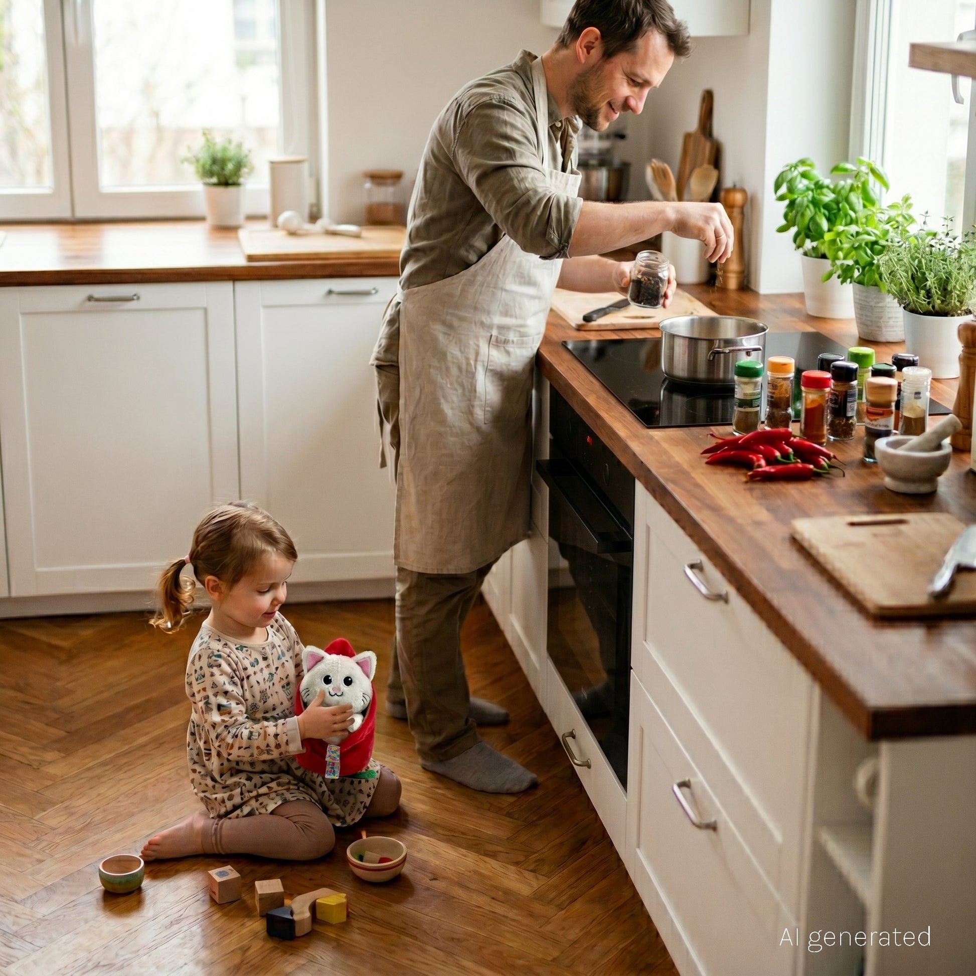 Peluche réversible Spicet le chat/piment – Flipetz – vue 2