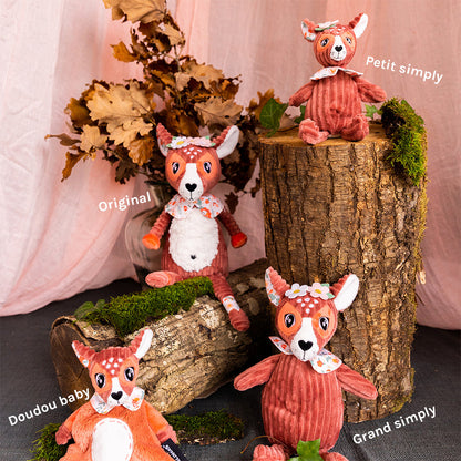 Peluche avec boîte cadeau Grand Simply Mélimélos la biche – vue 5