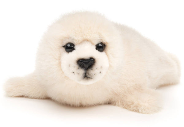 Phoque blanc - 32 cm (longueur) - Peluche Uni Toys