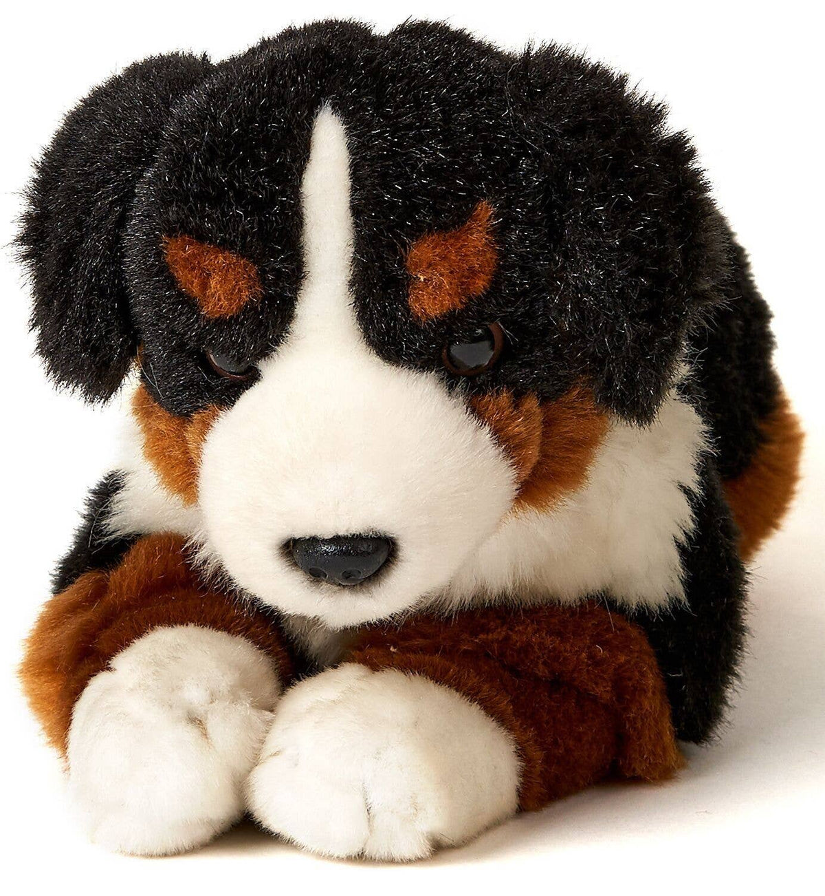 Bernese Mountain Dog lying plush toy
