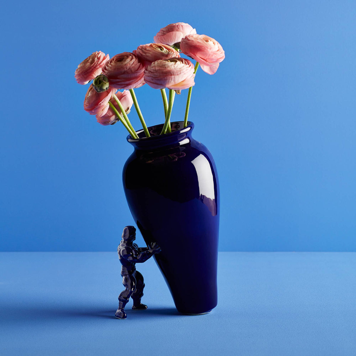 My Blue Superhero Vase