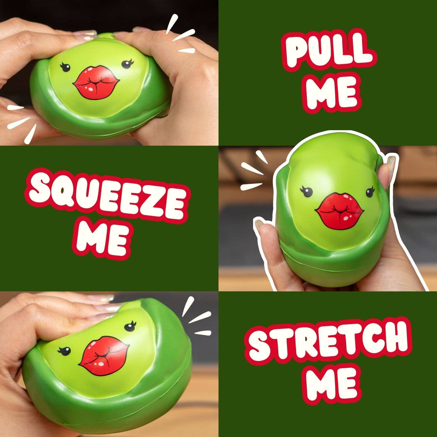 Brussels Sprout Stress Toy