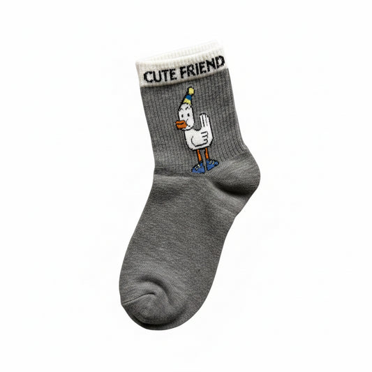 Cute Duck Friend Socks