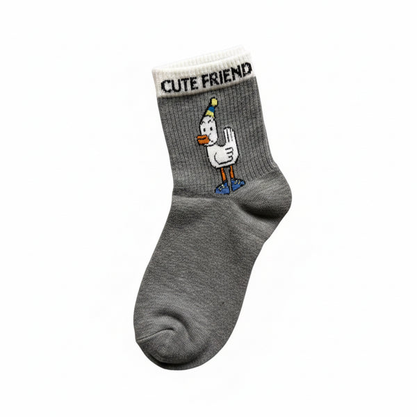 Cute Duck Friend Socks