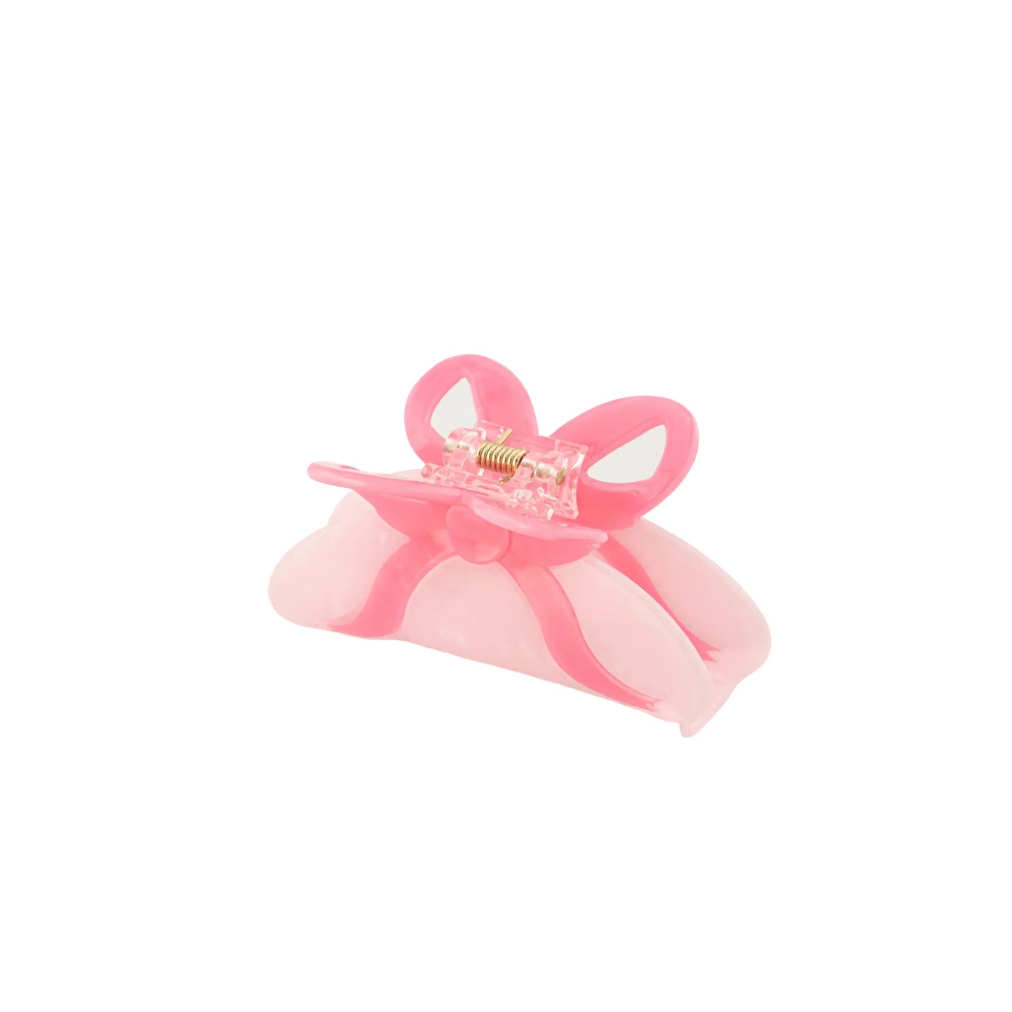 Pink Bow Hair Clip
