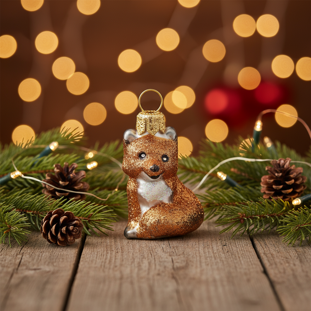 XS Fox Christmas Ball