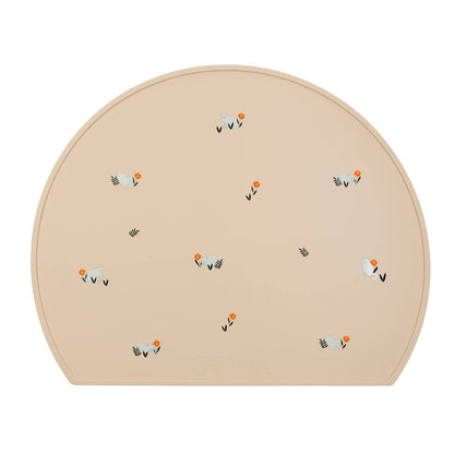 Silicone Cat Placemat - Cream