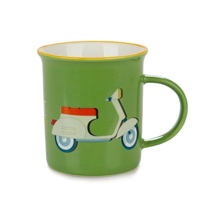 Mok, Ride, 312 ml, groen, keramiek