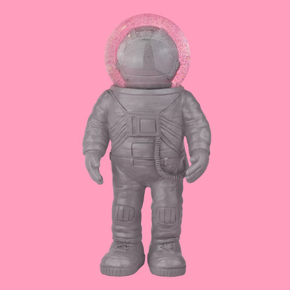 boule a neige astronaute geant gris donkey