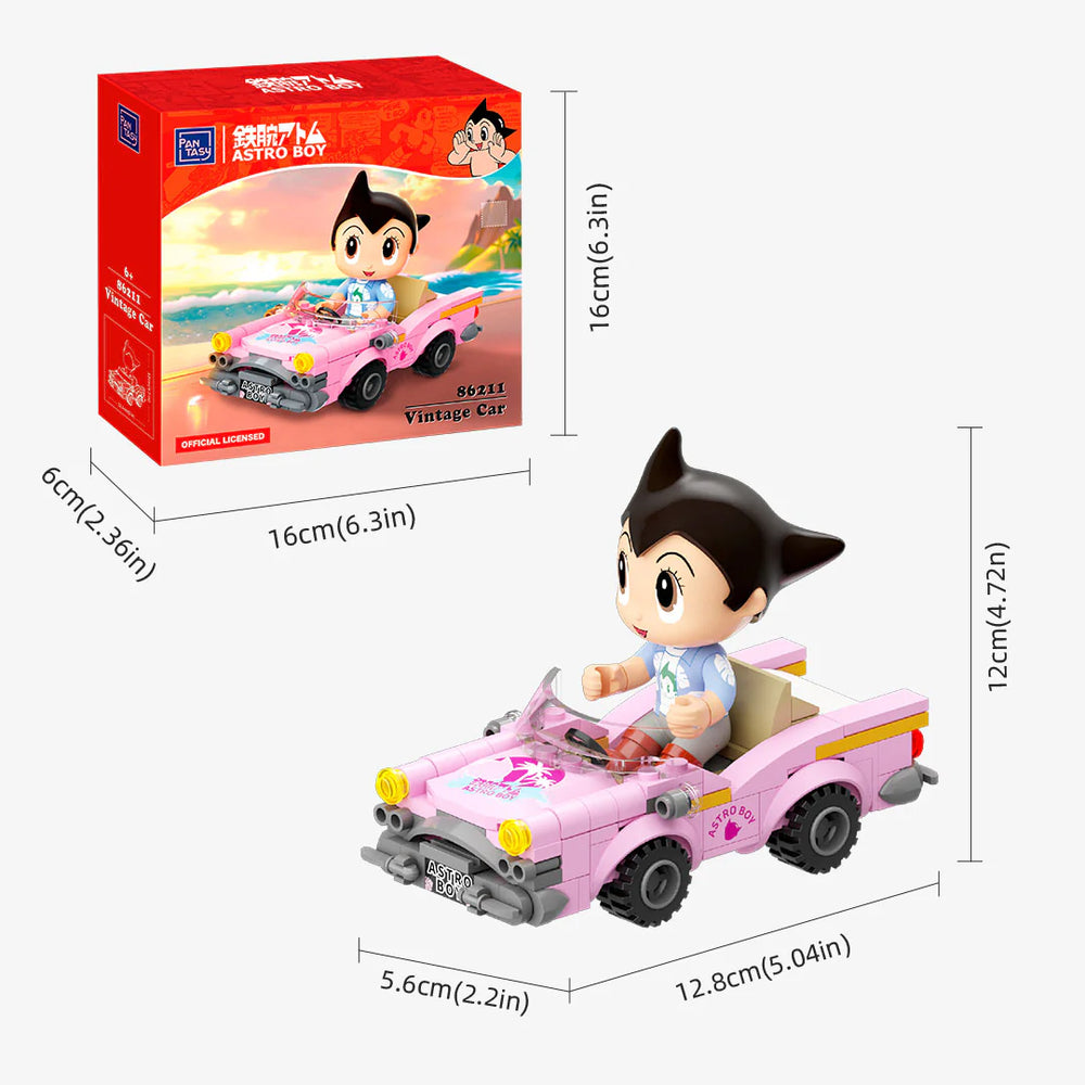 Jeu de Construction Astro Boy - Voiture Vintage Rose