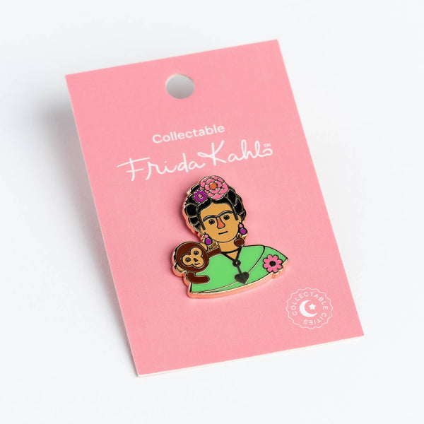 Frida pin with a monkey