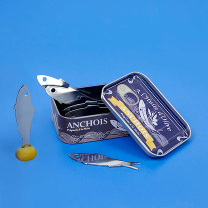 Anchovy appetizer fork