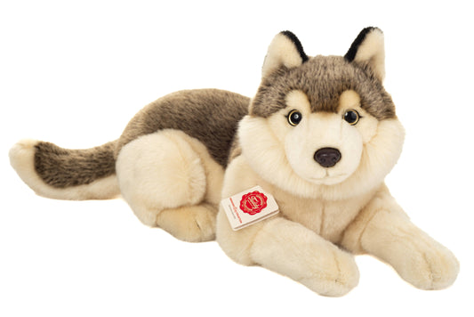 Sleeping Wolf Plush Toy