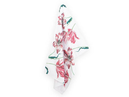 Merian tulips tea towel