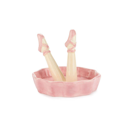Ring holder, Happy Legs Dance, ceramic