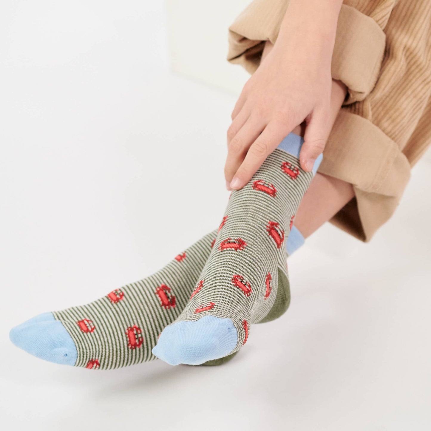 Children's Animal Socks - Crab
