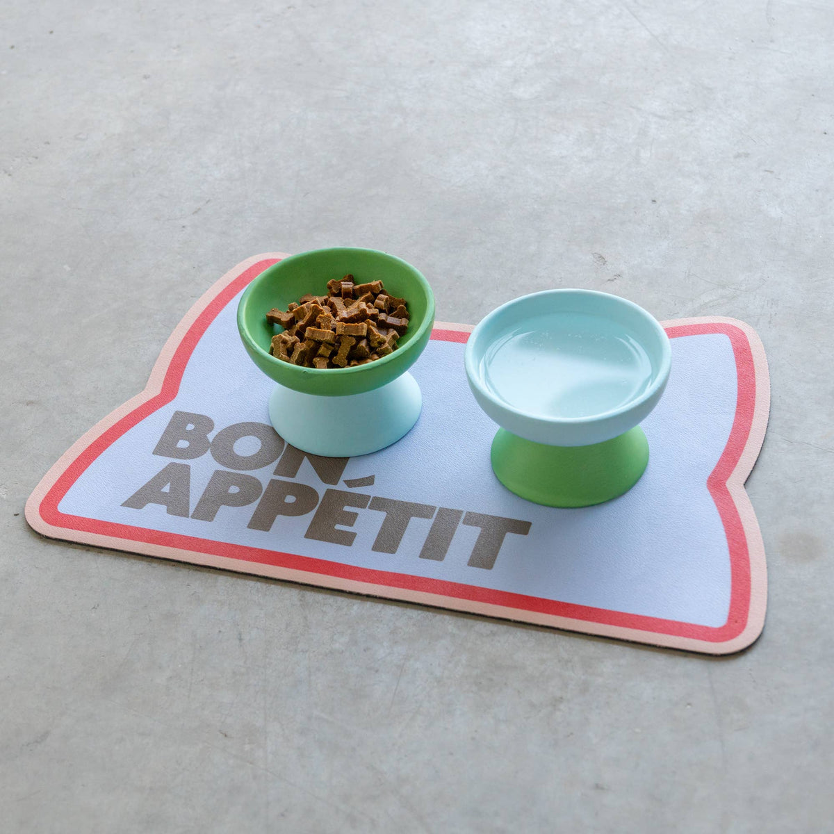Absorbent Mat Good Appetite for Cat Bowl