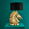 Lampe de Table Cheval Or