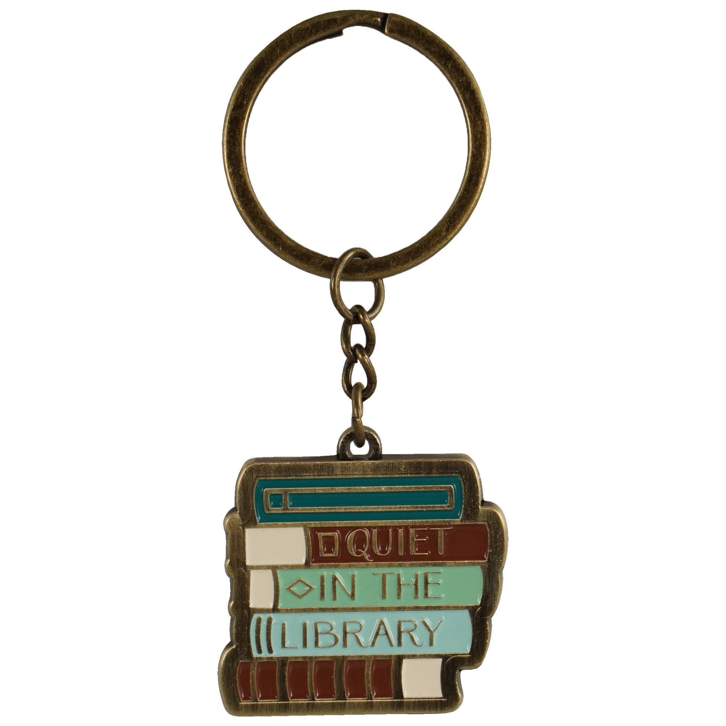 Pulteney Press Silence in the Library Keychain