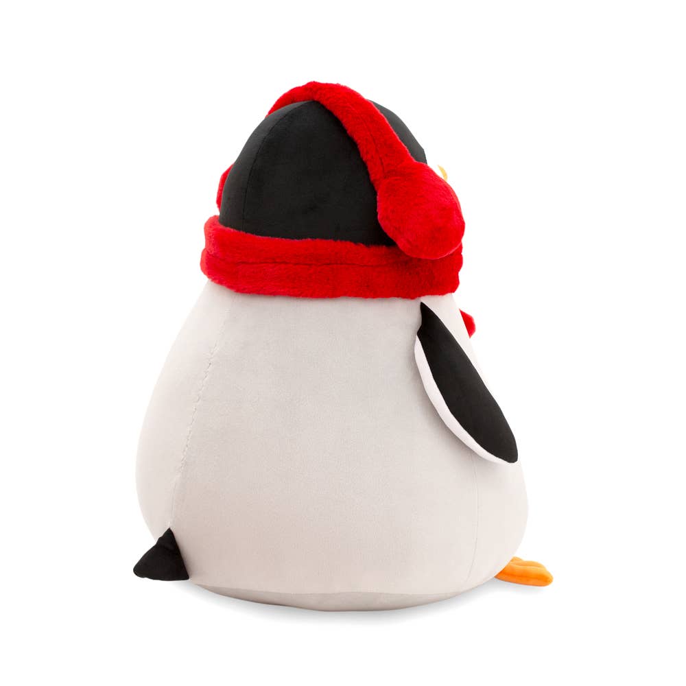 Peluche Orange Life Pingouin avec écharpe (50cm)