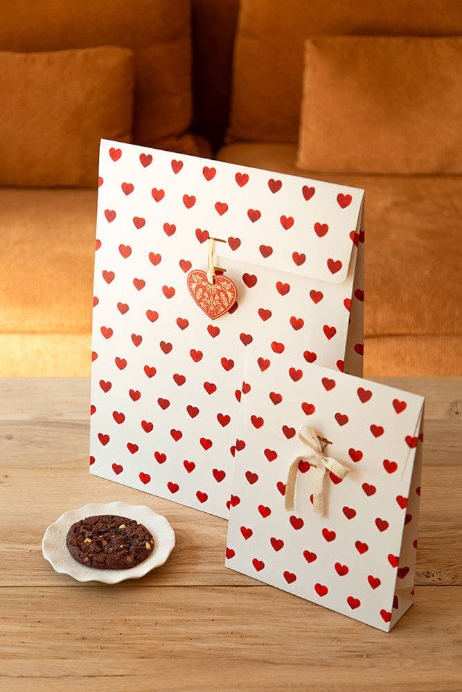 Coeurs Rouges - Sac Cadeau
