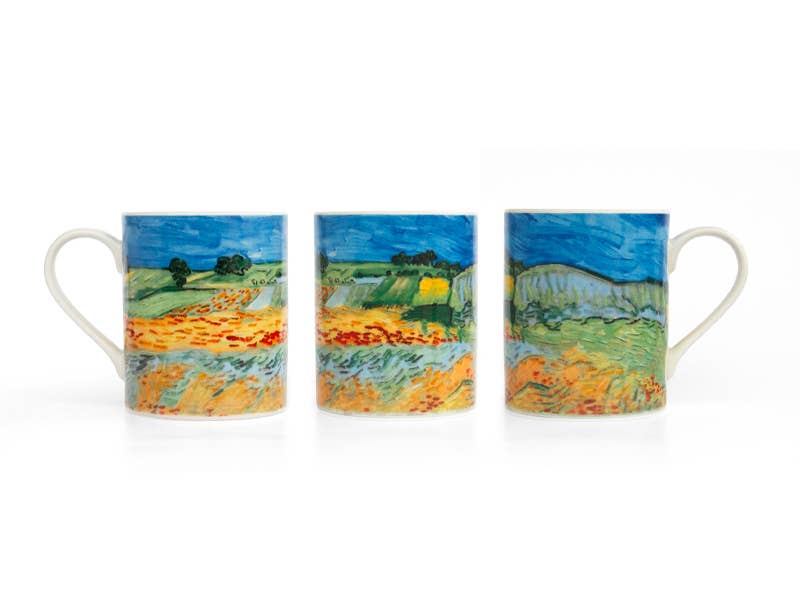 Van Gogh Mug - Wheat Field Under Thunderclouds