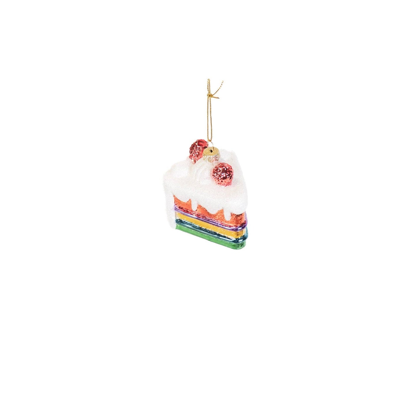 Christmas Ball Cake Slice