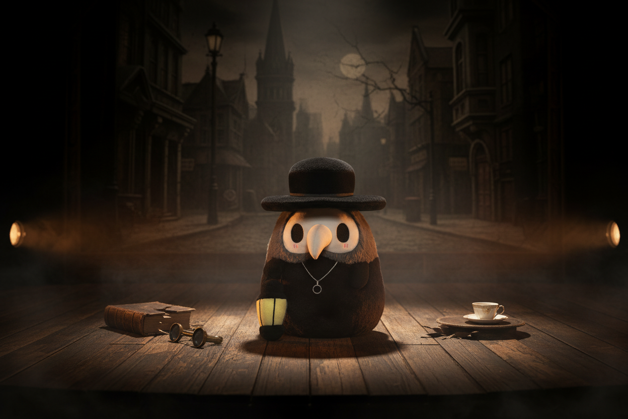 Mini Squishable Plague Doctor Plush