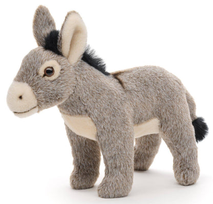 Standing donkey - 20 cm (height) - soft toy/plush