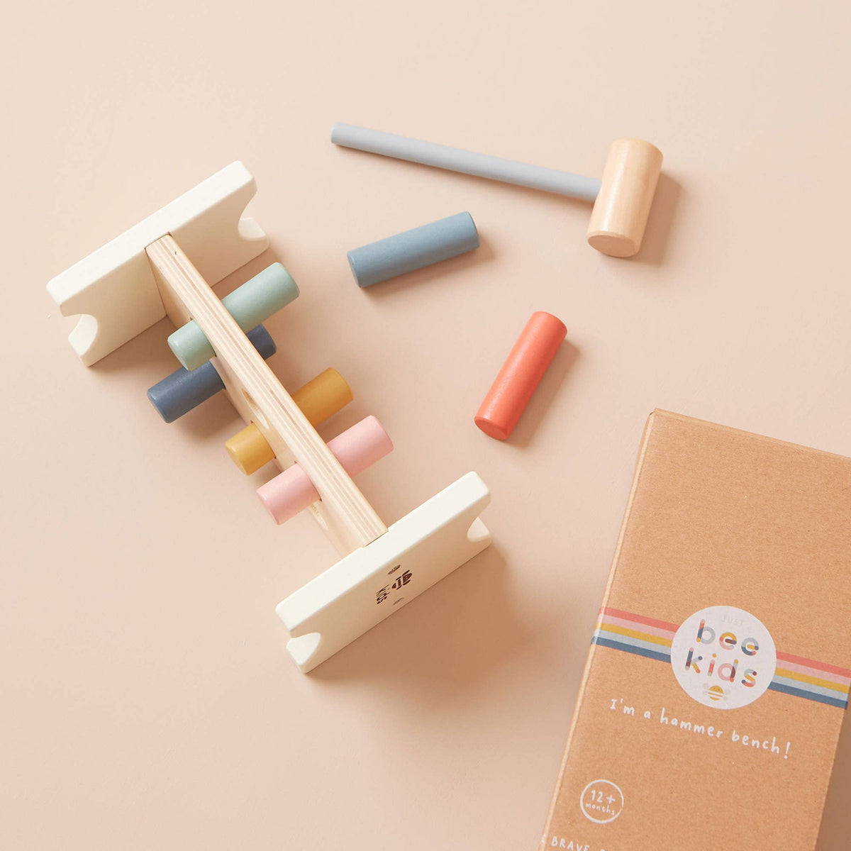 Children's Wooden Hammer Bench
