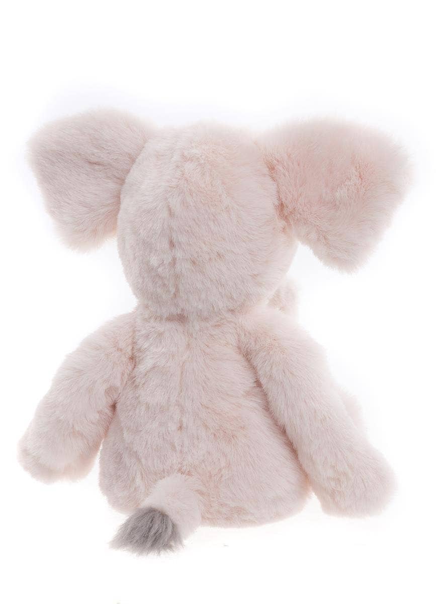 Bear & Me Effie de roze olifant pluche speelgoed - Kauwgom