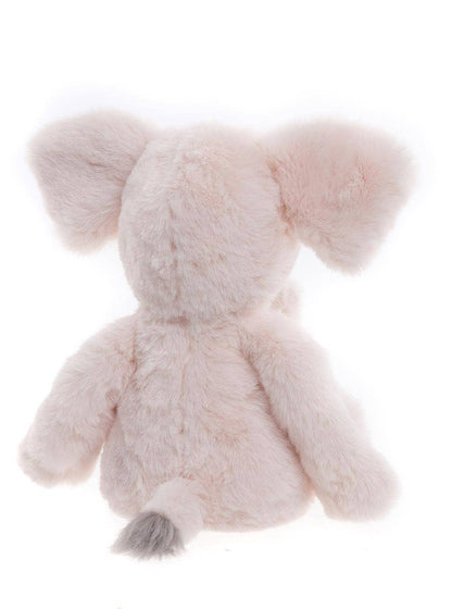 Bear & Me Effie de roze olifant pluche speelgoed - Kauwgom