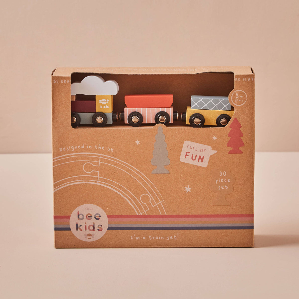 Children's Wooden Train Set (FSC certified)