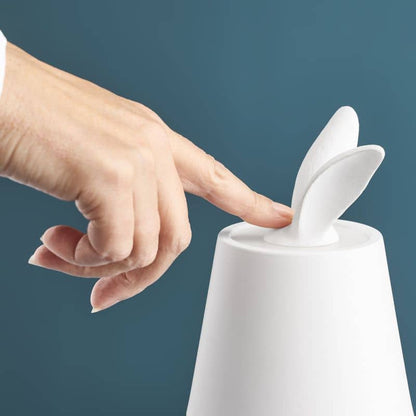 LED-tafellamp met verstoppend konijn, wit