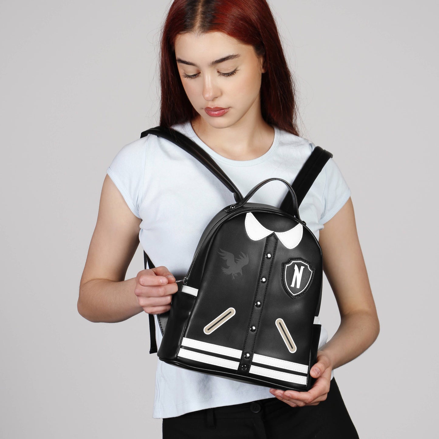 Mercredi Varsity Casual-Sac à dos Casual, Noir