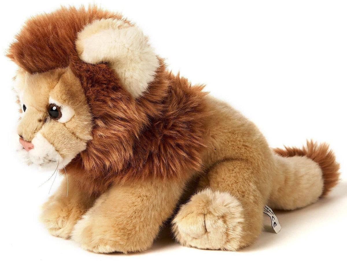Sitting lion plush toy