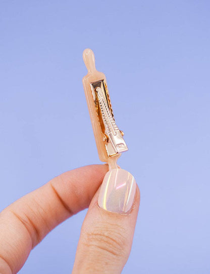 Rouleau – à pâtisserie barrette pince crocodile design soigné | Joanna Behar – vue 3