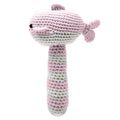 Hochet Baleine - Rose Clair