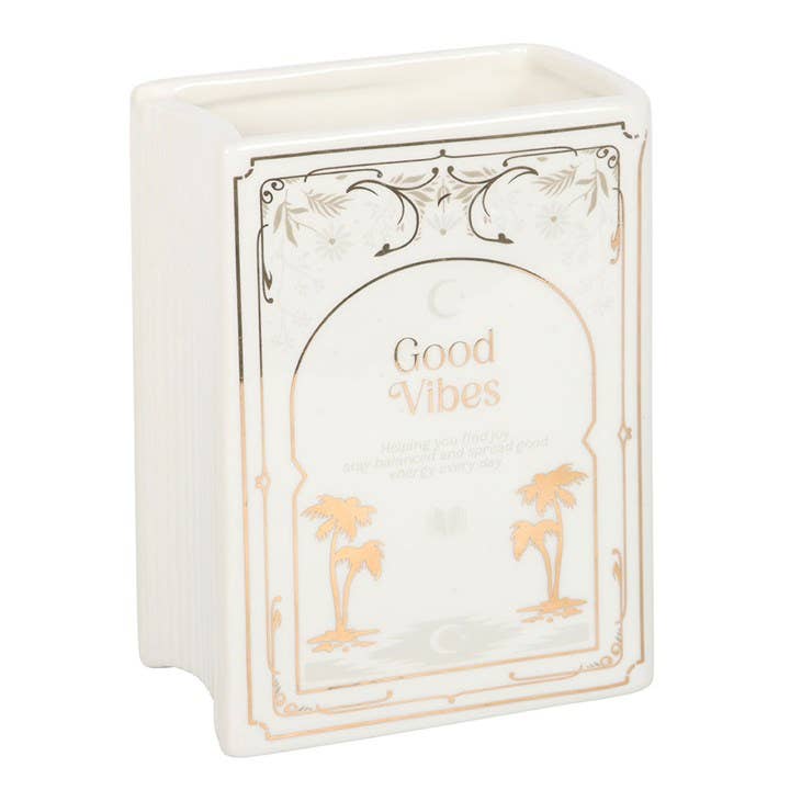 Vase en Forme de Livre - Blanc
