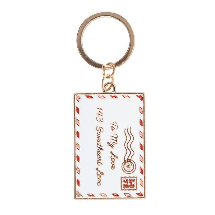 Valentine's Day Love Letter Keychain