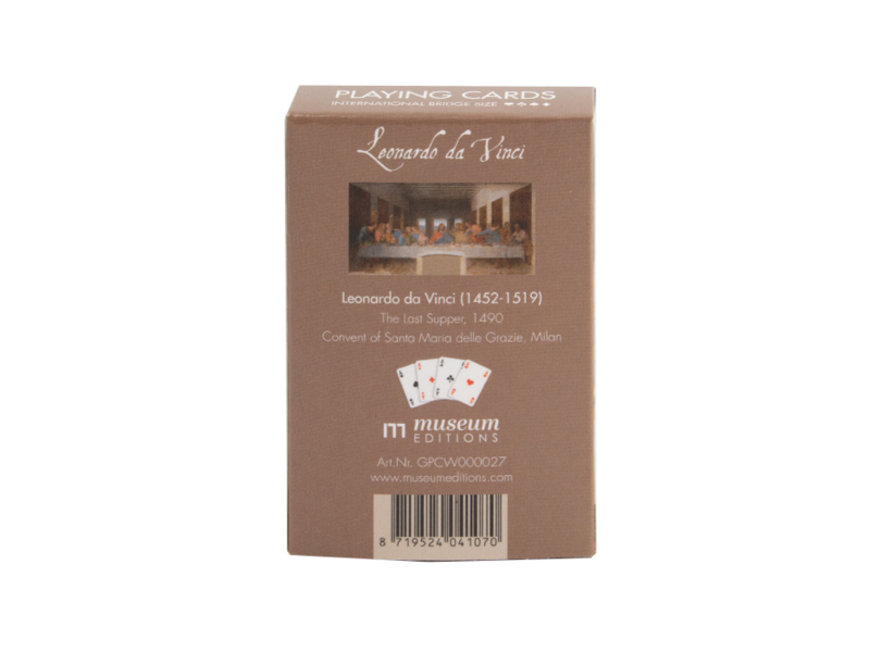 Pack of 56 Bridge playing cards featuring Leonardo da Vinci's The Last Supper