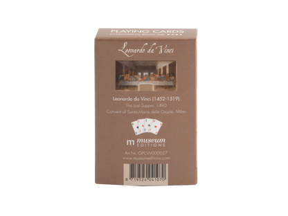 Pack of 56 Bridge playing cards featuring Leonardo da Vinci's The Last Supper