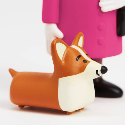 Het verzamelobject 'De Koningin & Koninklijke Corgi'